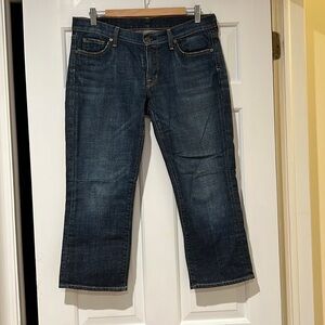 Vintage Citizens of Humanity low waist cropped jeans